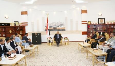 رئيس الجمهورية لدى استقباله اللجنة التحضيرية للمؤتمر الوطني للشباب